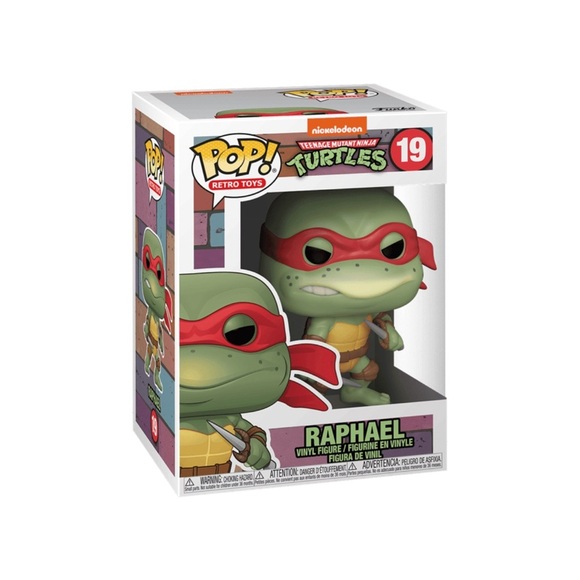 Teenage Mutant Ninja Turtles Funko Pop #19 Raphael vinyl figure TMNT Nickelodeon - Picture 2 of 2